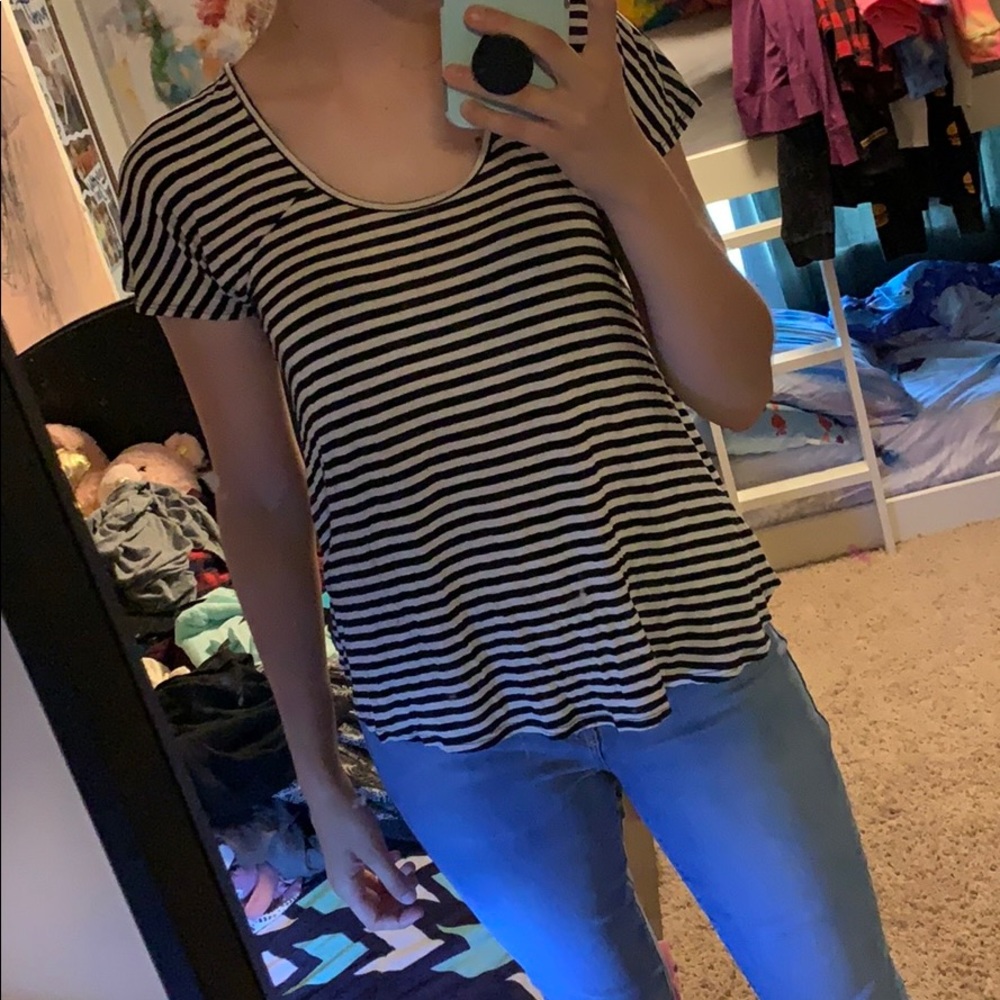Black and White Dress Shirt